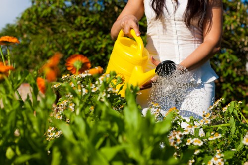 Garden retaining wall materials and layout options in Morden